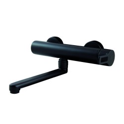 Dřezová baterie Paffoni Ringo bez výpusti 150 mm černá RIN161NO (RIN161NO)