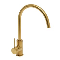 Dřezová baterie SAT Aurum s otočným ramínkem broušená zlatá SATBAUR280BG (SATBAUR280BG)