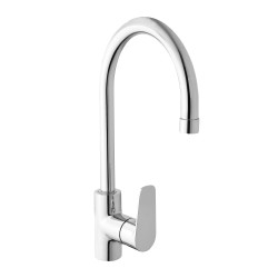 Dřezová baterie SAT Project s otočným ramínkem chrom SATBSPRO280 (SATBSPRO280)