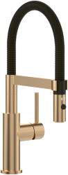 Dřezová baterie Villeroy & Boch Steel Expert Compact, 92730023, Zlatá / černá (92730023)