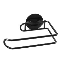 Držák toaletního papíru na nalepení, černý, AWD Interior 1719 (AWD02091719)