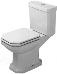 DURAVIT - 1930 Stojící WC kombi mísa, svislý odpad, WonderGliss, bílá (02270100001)