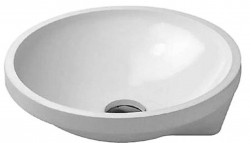 DURAVIT - Architec Umyvadlo bez přepadu, průměr 40 cm, WonderGliss, bílá (04634000001)