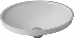 DURAVIT - Architec Umyvadlo bez přepadu, průměr 42 cm, WonderGliss, bílá (03194200001)