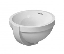 DURAVIT - Architec Umyvadlo vestavné, průměr 28 cm, s přepadem, bílá (0319270000)