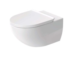 DURAVIT - Architec Závěsné WC se sedátkem SoftClose, Rimless, DuraShield, bílá (45726900A1)