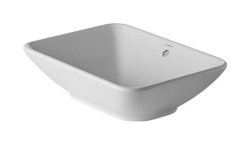 DURAVIT - Bacino Umyvadlo na desku, 55x42 cm, s přepadem, bílá (0334520000)