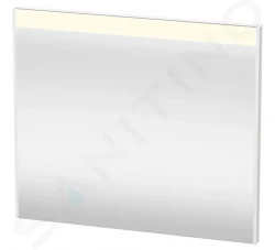 DURAVIT - Brioso Zrcadlo s LED osvětlením 700x820x45 mm, lesklá bílá (BR7002022220000)