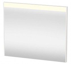 DURAVIT - Brioso Zrcadlo s LED osvětlením 70x82x5 cm, lesklá bílá (BR7002022220000)