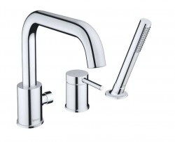 DURAVIT - Circle Baterie na okraj vany, 3-otvorová instalace, chrom (CE5260000010)