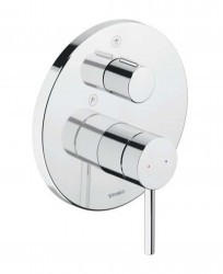 DURAVIT - Circle Baterie pod omítku, pro 2 spotřebiče, chrom (CE4210012010)