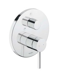 DURAVIT - Circle Baterie pod omítku, pro 2 spotřebiče, s tělesem, chrom (CE5210018010)