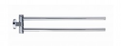 DURAVIT - D-Code Držák ručníků otočný, délka 45 cm, chrom (0099221000)