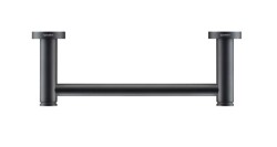DURAVIT - D-Code Madlo, délka 25 cm, matná černá (0099144600)
