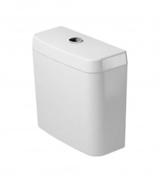DURAVIT - D-Code Splachovací nádrž 39x17 cm, připojení dole vlevo, alpská bílá (0940100004)