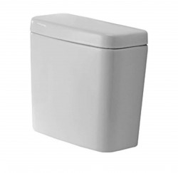 DURAVIT - D-Code Splachovací nádržka, přívod vlevo dole, bílá (0927200002)