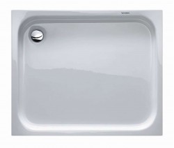 DURAVIT - D-Code Sprchová vanička 100x80 cm, Antislip, alpská bílá (720106000000001)