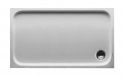 DURAVIT - D-Code Sprchová vanička 120x70 cm, Antislip, alpská bílá (720094000000001)