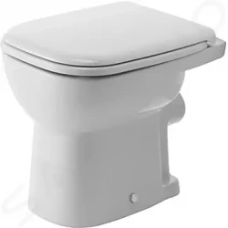 DURAVIT - D-Code Stojící WC, ploché splachování, zadní odpad, bílá (21090900002)
