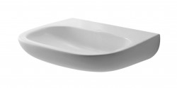 DURAVIT - D-Code Umyvadlo Med, 55x43 cm, bez otvoru pro baterii, alpská bílá (23115500702)