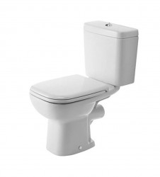 DURAVIT - D-Code WC kombi mísa, zadní odpad, bílá (21110900002)