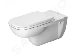 DURAVIT - D-Code Závěsné WC, bezbariérové, s HygieneGlaze, bílá (22280920002)