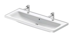 DURAVIT - D-Neo Dvojumyvadlo 120x48 cm, s přepadem, otvor pro baterii, bílá (2367120024)