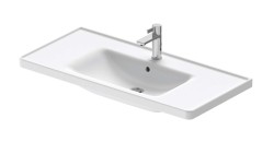 DURAVIT - D-Neo Umyvadlo 100x48 cm, s přepadem, otvor pro baterii, matná bílá (2367103200)