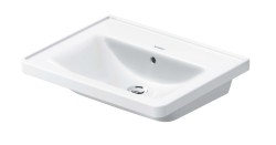 DURAVIT - D-Neo Umyvadlo 60x48 cm, s přepadem, bez otvoru pro baterii, bílá (2367600060)