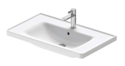 DURAVIT - D-Neo Umyvadlo 80x48 cm, s přepadem, otvor pro baterii, matná bílá (2367803200)