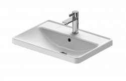 DURAVIT - D-Neo Umyvadlo zápustné 60x44 cm, 1 otvor pro baterii, bílá (0357600027)
