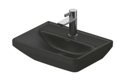 DURAVIT - D-Neo Umývátko 45x34 cm, bez přepadu, otvor pro baterii, antracit (0738451341)