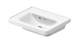 DURAVIT - D-Neo Umývátko 50x40 cm, s přepadem, bez otvoru pro baterii, bílá (0742500060)