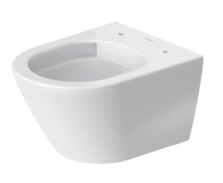 DURAVIT - D-Neo Závěsné WC, Rimless, DuraShield, matná bílá (258809AC00)