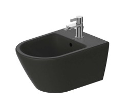 DURAVIT - D-Neo Závěsný bidet, s přepadem, otvor pro baterii, antracit (2294151300)