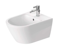 DURAVIT - D-Neo Závěsný bidet, s přepadem, otvor pro baterii, matná bílá (2294153200)