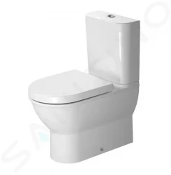 DURAVIT - Darling New WC kombi mísa, Vario odpad, s HygieneGlaze, bílá (2138092000)