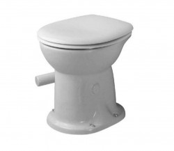 DURAVIT - Design Classics Volně stojící suché WC, lesklá bílá (0180010000)