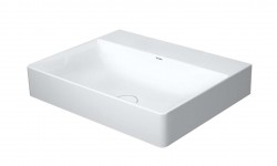 DURAVIT - DuraSquare Umyvadlo 60x47 cm, DuraCeram, alpská bílá (2353600070)