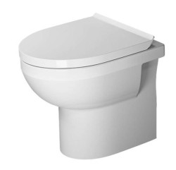 DURAVIT - DuraStyle Basic Stojící WC se sedátkem SoftClose, zadní odpad, Rimless, alpská bílá (41840900A1)