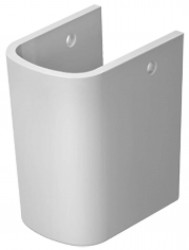 DURAVIT - DuraStyle Polosloup, WonderGliss, bílá (08583100001)