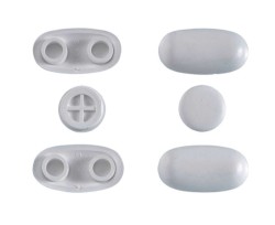 DURAVIT - DuraStyle Set dorazů pro WC sedátka (1003960000)