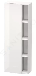 DURAVIT - DuraStyle Skříňka vysoká 1400x500x240 mm, levá, lesklá bílá (DS1238L2222)
