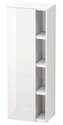 DURAVIT - DuraStyle Skříňka vysoká 140x50x36 cm, levá, lesklá bílá (DS1239L2222)