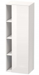 DURAVIT - DuraStyle Skříňka vysoká 140x50x36 cm, pravá, lesklá bílá (DS1239R2222)
