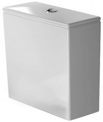 DURAVIT - DuraStyle Splachovací nádrž 39x17 cm, připojení vpravo/vlevo, bílá (0935000085)