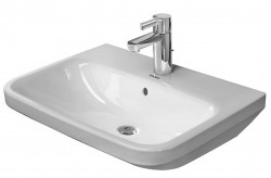 DURAVIT - DuraStyle Umyvadlo 60x44 cm, s 1 otvorem pro baterii, s WonderGliss, bílá (23196000001)