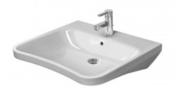 DURAVIT - DuraStyle Umyvadlo 65x57 cm, s 1 otvorem pro baterii, s WonderGliss, alpská bílá (23296500001)