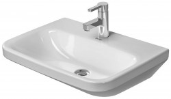 DURAVIT - DuraStyle Umyvadlo Med, 60x44 cm, s 1 otvorem pro baterii, s WonderGliss, bílá (23246000001)