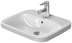 DURAVIT - DuraStyle Umyvadlo nábytkové 56x46 cm, s 1 otvorem pro baterii, bílá (0374560000)